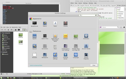 Linux Mint Desktop